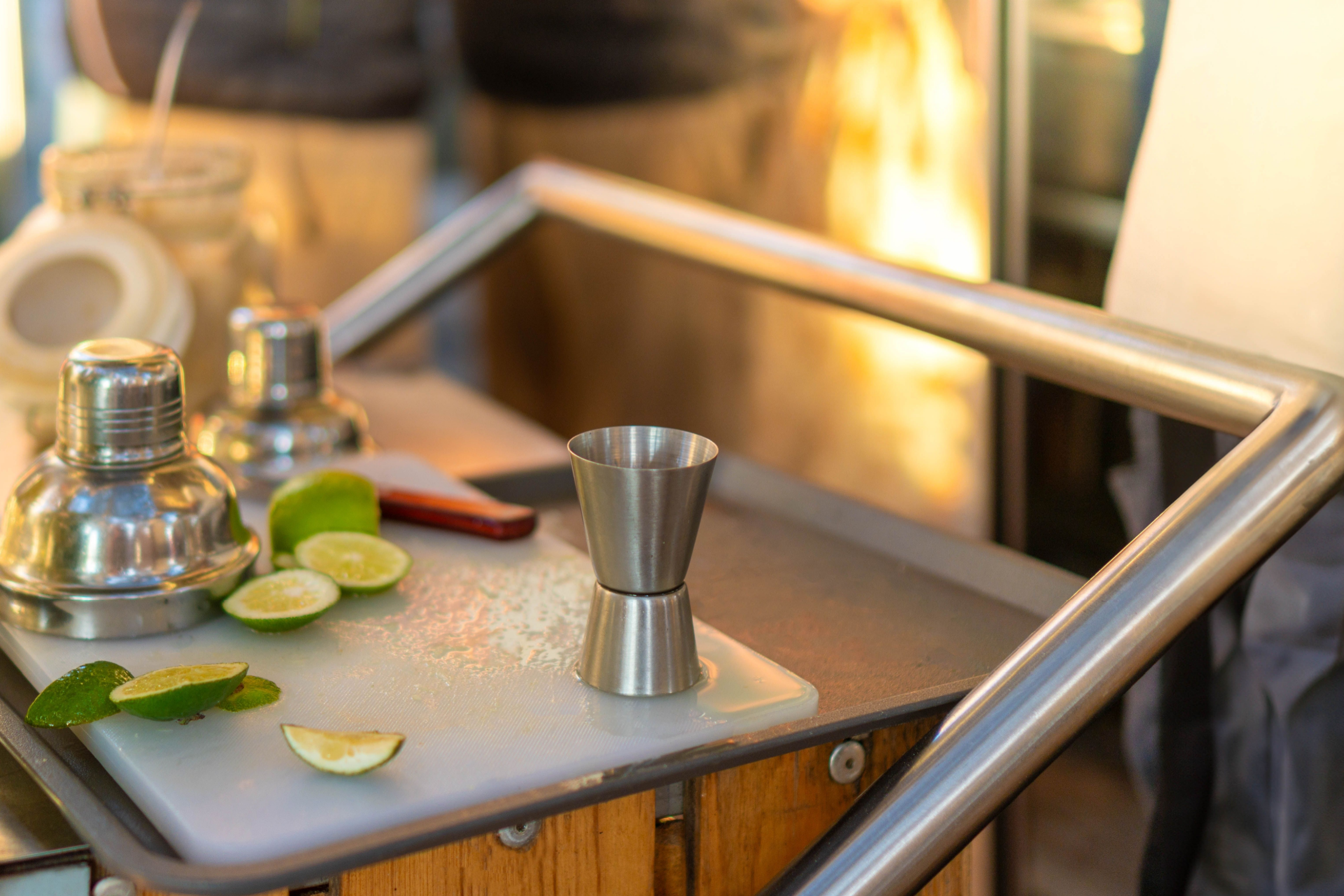 Bar Cart at Home